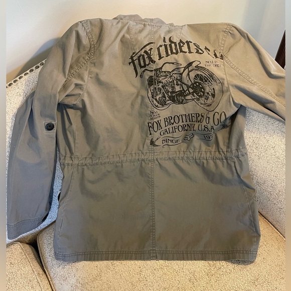 Fox Racing Military Style Hooded Jacket - Picture 2 of 4